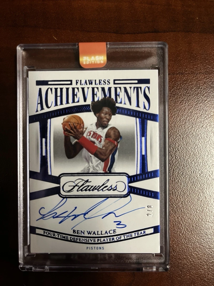 Ben Wallace Autographed Basketball Trading Cards & Accessories for