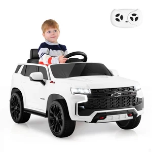 12V Kids Ride On Car Chevrolet Tahoe Electric Truck SUV Remote w/ Music & Light - Picture 1 of 8