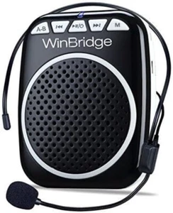 Portable megaphone with headset microphone Rechargeable ultra-lightweight - Picture 1 of 7