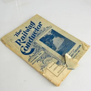 1899 November Railway Conductor Order Railroad Paper Magazine - Picture 1 of 12