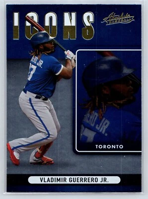 2022 Panini Absolute Vladimir Guerrero Jr. ICONS #I-7 Toronto Blue Jays - Image 1 of 2
