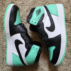 Air Jordan 1 Retro OG High Green Glow Brand New Sz 13 - Picture 1 of 10