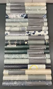 Paquete de rollos de papel tapiz John Lewis mezcla 18 rollos (la mayoría individuales) - Imagen 1 de 4