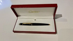 DIABOLO DE CARTIER Kugelschreiber - vollständiges Set - Schwarz/Gold/Saphir - Bild 1 von 12