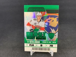 2019-20 UPPER DECK CREDENTIALS RILEY STILLMAN DEBUT TICKET ACCESS GREEN 24/25 - Picture 1 of 1