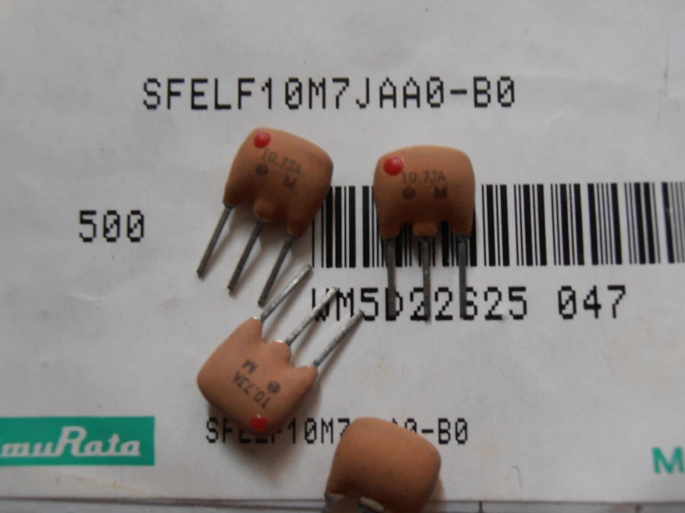 10 Stück SFELF10M7JAA0-B0 Keramikfilter für UKW, 10,7Mhz, Bandbreite 150Khz, MuRata - Bild 1 von 1