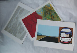 Three Postcards Alan Cristea Gallery 2002 Julian Opie Radford Dine