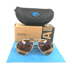 Costa Sunglasses South Point 06S4010 40103959 Brushed Gold w/ Gold Mirror 580G - Picture 1 of 11