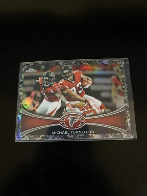 Michael Turner 2012 Topps Chrome Camo Refractor /499 Falcons 130 PWE - Image 1 of 2