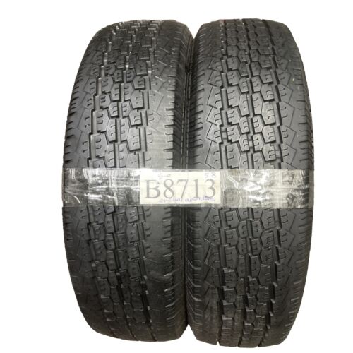 2x 195 70 R15 C 104/102R SECURITY TR603 Tread 5.8/5.0mm (B8713) One Puncture Rep