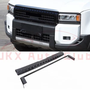 2 piezas cubiertas centrales delanteras ABS negro brillante para Toyota Land Cruiser LC250 2024-25 c - Imagen 1 de 7