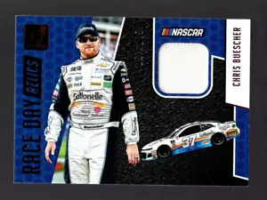 2019 DONRUSS NASCAR RACING RACE DAY RELICS RED CHRIS BUESCHER FIRESUIT 57/185 - Picture 1 of 1