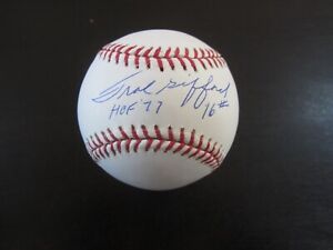 Balle de baseball signée autographe Frank Gifford JSA (B25) HOF 77 New York Giants