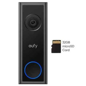 eufy Wi-Fi Wireless Video Doorbell C30 2K Security Camera Smart Doorbell - Picture 1 of 8