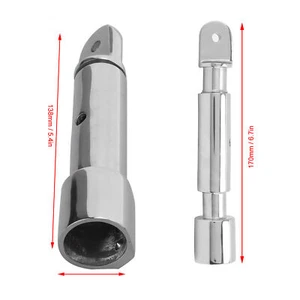 1in Telescopic Bimini Top Cover Eye End Fitting Stainless Steel Hardware for Mar - Picture 1 of 12