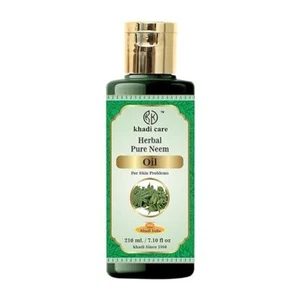 Khadi Care Herbal Pure Neem Oil for Hair & Skin - Manage pimples, acne and cure - Picture 1 of 2