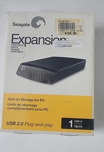 Seagate Expansion 1TB External Storage Drive ST910004EXA101-RK) HDD USB 2.0 - - Picture 1 of 5