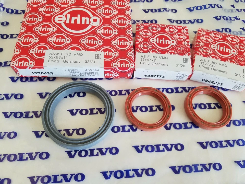 Volvo 240 242 244 245 740 760 740 760 780 &Volvo Penta - Crank - Cam & Aux.Seals - Image 1 of 3