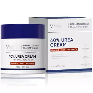 Urea Cream 40 Percent for Feet Maximum Strength, Urea Cream 40% plus Salicylic A - Picture 1 of 12