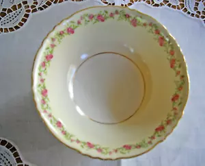 Vintage Syrakus China Bundesform rosa Rosen 5" Schüssel ~ - Bild 1 von 9