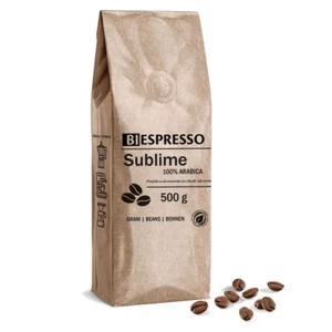 500g Kaffeebohnen in BIESPRESSO Automaten SUBLIME 100% ARABICA - Bild 1 von 1