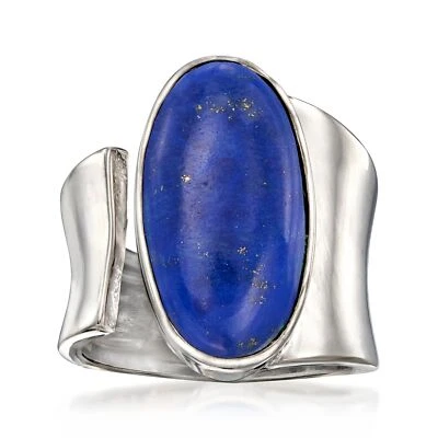 Ross-Simons Lapis Wrap Ring in Sterling Silver - Image 1 of 4