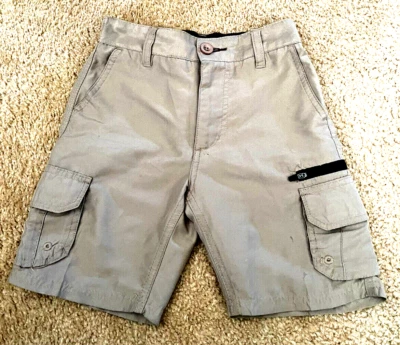 Burnside 男孩超细纤维工装短裤 XL 7 码 — 第 1/4 张图片