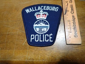 PARCHE CHALECO OBSOLETO TEMPRANO WALLACEBURG CANADÁ BX 10#4 - Imagen 1 de 1