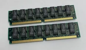 16MB Kit (2 x 8MB) LGS GM7IC4403CJ60 60ns 72-Pin Gold DRAM EDO Memory Modules - Picture 1 of 3