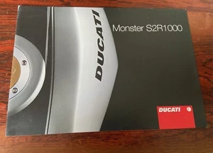 Ducati Moto Folleto Comunicado de Prensa Monster S2R1000 Nuevo Modelo - Imagen 1 de 3