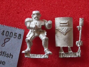 Warhammer 40k Adeptus Arbites Enforcers with Riot Shield Baton Metal Necromunda - Picture 1 of 2