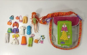 Lote de muñecas de bolsillo Mattel Polly 2002 3,5" ropa trajes zapatos sombrero accesorios - Imagen 1 de 9