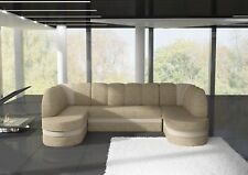 Design Corner Sofa Bed Function Couch Leather Textile Upholster Sofa New Modern
