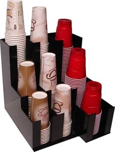 Dispensador de tapa para tazas de café y refrescos y organiza mostrador de café caddy - Imagen 1 de 1
