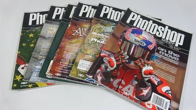 6 - 2008 Photoshop User Magazines - March - June - August - Sept. - Nov - Dec - Imagem 1 de 4