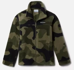 Columbia Jacket Boys’ Large Green Zing III Printed Fleece New - Picture 1 of 2