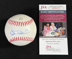 Chris Dickerson Signed New York Yankees Baseball JSA COA - Picture 1 of 2