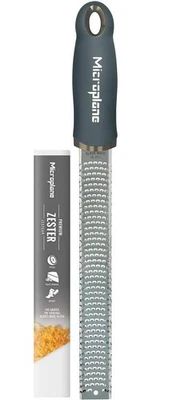 Microplane Zester premium, grattugia Grigio antracite, lama fine professionale  - Immagine 1 di 4