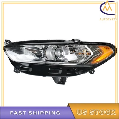 For 2013-2016 Ford Fusion Halogen Chrome Projector Headlights Driver Left Side Foto 1 de 4