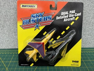 1994 TYCO Matchbox Sky Busters Dual Pak Scorpion Fighter Jets Diecast - Image 1 of 4
