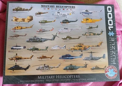 BNIB Eurographics Puzzle 1000 Piece Jigsaw Puzzle.   Military Helicopters - Image 1 of 3