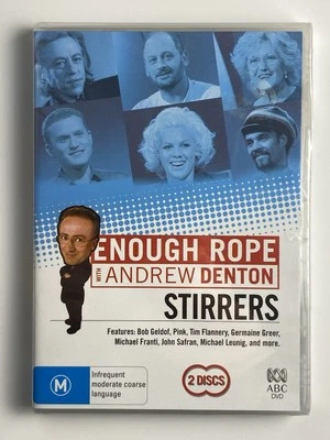 Enough Rope with Andrew Denton-Stirrers (DVD, 2007). Region 4. NEW. FREE Postage - image 1 of 4