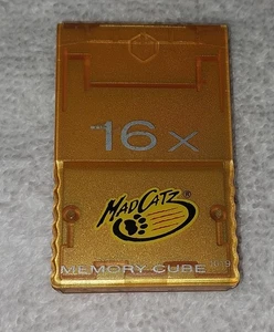Gamecube 16x Memory Cube Karte Mad Catz - Bild 1 von 2