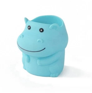 Target Bullseye’s Playground Toothbrush & Toothpaste Holder/Caddy - Hippo - NEW - Picture 1 of 5