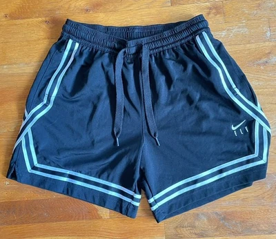 Nike Shorts Women M Black Swoosh Fly Crossover Basketball Dri Fit DH7325-010 - Image 1 of 4