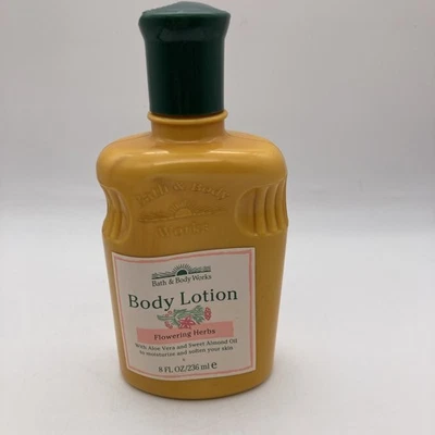 Vintage Bath and Body Works Flowering Herbs Body Lotion 8 Oz. Rare Original New - Image 1 of 4