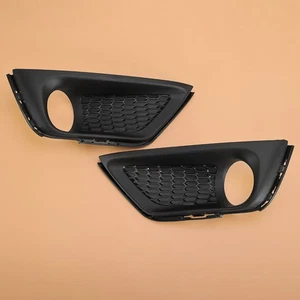 L & R Front Bumper Fog Lamp Light Cover Bezel Fit for Jeep Compass 2017-2020 - Picture 1 of 4