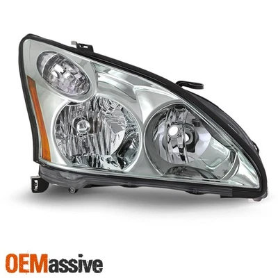 For 04-06 Lexus RX330 06-08 RX350 RX400h Halogen Type Headlight Passenger Right - Image 1 of 4
