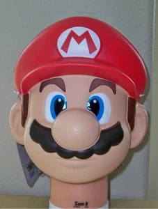 ADULT NINTENDO MARIO BROS VACUFORM MASK COSTUME DG73812 - Picture 1 of 3