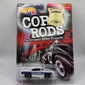 Hot Wheels Cop Rods '55 Chevy Bel Air Boston Police Boston KB Toy - Picture 1 of 3